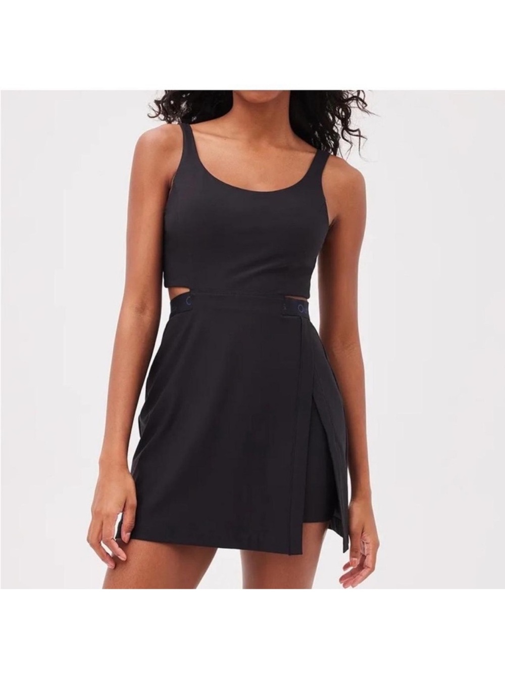 NEW outdoor voices black court dress extra small